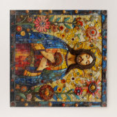 Jesus Christus farbenfrohe Mosaike Puzzle (Horizontal)