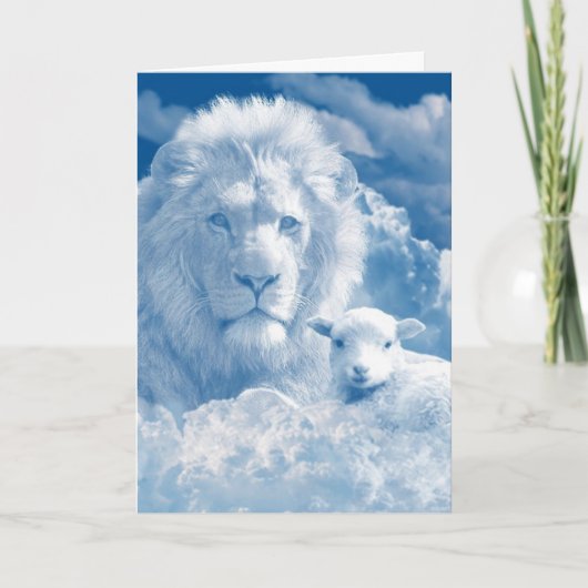 Jesus Christus Feiertagskarte (Vorderseite)