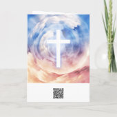 Jesus Christus Feiertagskarte (Rückseite)