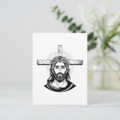 Jesus Christus Feiertagspostkarte (Stehend Vorderseite)