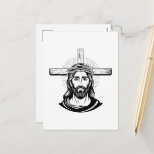 Jesus Christus Feiertagspostkarte