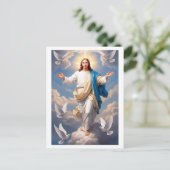 Jesus Christus Feiertagspostkarte (Stehend Vorderseite)
