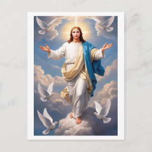 Jesus Christus Feiertagspostkarte