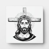 Jesus Christus Fotoplatte (Vorderseite)