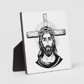 Jesus Christus Fotoplatte (Vorderseite)