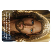 Jesus Christus Gebet der Hoffnung und Gnade Gewohn Magnet (Horizontal)