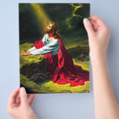 Jesus Christus Gebet im Garten von Gethsemane Flyer (Hand)