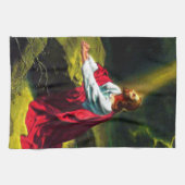 Jesus Christus Gebet im Garten von Gethsemane Handtuch (Horizontal)
