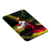 Jesus Christus Gebet im Garten von Gethsemane Magnet (Rechte Seite)