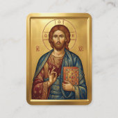 Jesus-Christus-Gebetskarten Visitenkarte (Vorderseite)