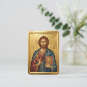 Jesus-Christus-Gebetskarten Visitenkarte (Stehend Vorderseite)
