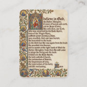 Jesus-Christus-Gebetskarten Visitenkarte (Rückseite)