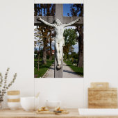 Jesus Christus gekreuzigt Poster (Küche)