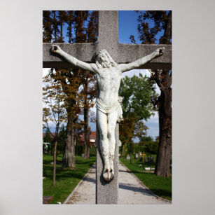 Jesus Christus gekreuzigt Poster