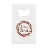 Jesus Christus Geldbeutel Flaschenöffner (Vorderseite)
