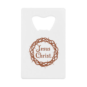Jesus Christus Geldbeutel Flaschenöffner