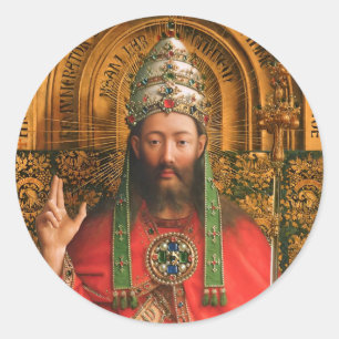 Jesus Christus Genter Altarbild Aufkleber
