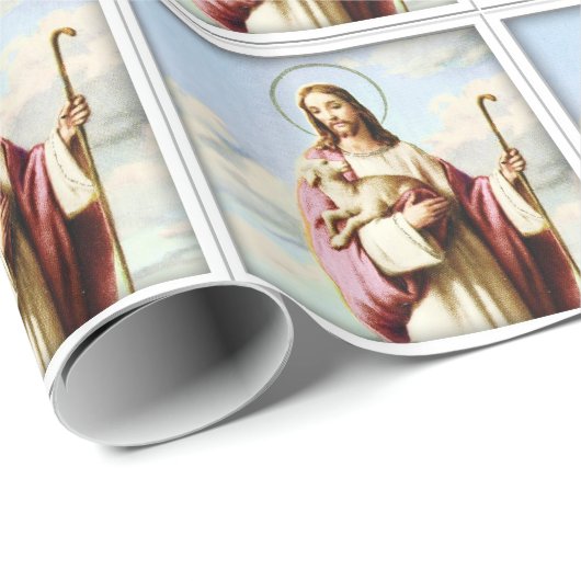 Jesus Christus Geschenkpapier (Rolleneckpunkt)