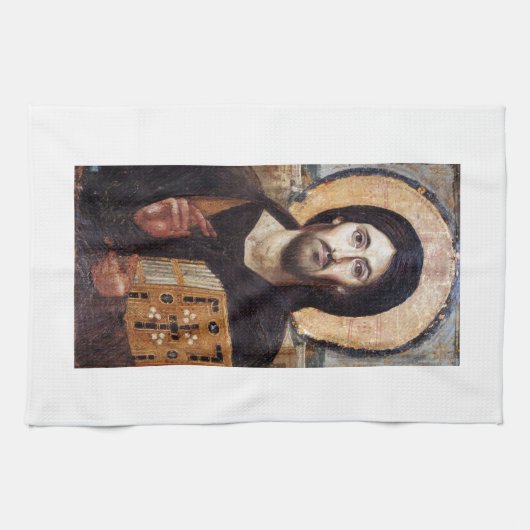 Jesus Christus Geschirrtuch (Horizontal)