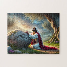 Jesus Christus Gethsemane Gebet Christlicher Garte Puzzle