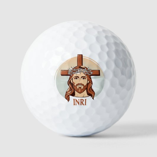 Jesus Christus Golfball (Vorderseite)