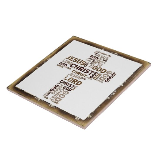 Jesus, Christus, Gott, Lord, Wort-Wolke in der Fliese (Seite)