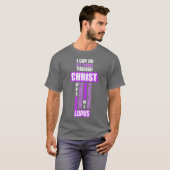 Jesus Christus Gott Lupus Warrior Lupus Kämpfer T-Shirt (Vorne ganz)