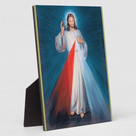 Jesus Christus Göttliche Barmherzigkeit Heiliges H Fotoplatte (Seite)