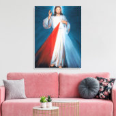 Jesus Christus Göttliche Barmherzigkeit Heiliges H Leinwanddruck (Insitu (Wohnzimmer))