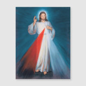 Jesus Christus Göttliche Barmherzigkeit Heiliges H Magnetkarte (Vorderseite)