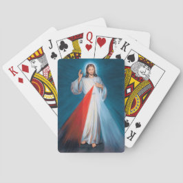 Jesus Christus Göttliche Barmherzigkeit Heiliges H Spielkarten