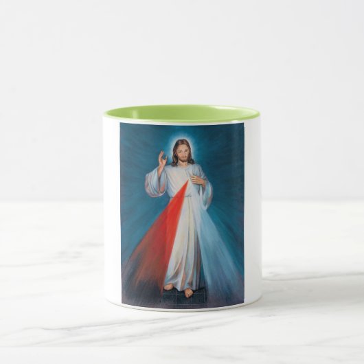 Jesus Christus Göttliche Barmherzigkeit Heiliges H Tasse (Zentrum)