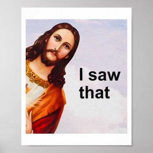 Jesus Christus habe ich gesehen, dass Poster Print (Vorne)