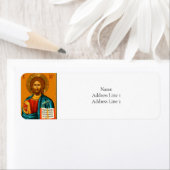 Jesus Christus hält das orthodoxe Evangelium (Insitu)