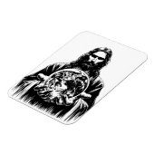 Jesus Christus hält die Welt der Kunst Illustratio Magnet (Linke Seite)