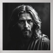 Jesus Christus - Handgefertigtes Karkohleportrait
