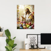 Jesus Christus Heilige Auferstehung Ostern Poster (Heimbüro)