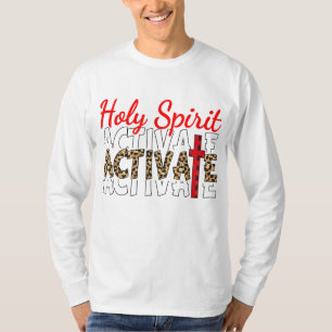 Jesus Christus Heiliger Geist aktiviert Religiöse T-Shirt