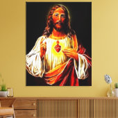 Jesus Christus Heiliges Herz Leinwanddruck (Insitu (Wohnzimmer))