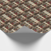 Jesus Christus heilt den blinden Mann Geschenkpapier (Ecke)