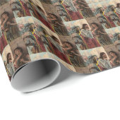 Jesus Christus heilt den blinden Mann Geschenkpapier (Rolleneckpunkt)