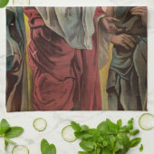 Jesus Christus heilt den blinden Mann Geschirrtuch (Gefaltet)