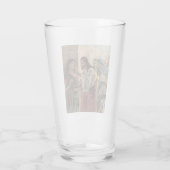 Jesus Christus heilt den blinden Mann Glas (Rückseite)