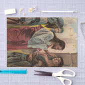 Jesus Christus heilt den blinden Mann Seidenpapier (Handwerk)