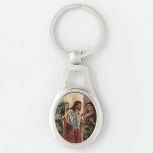 Jesus Christus heilt den Blinden Schlüsselanhänger