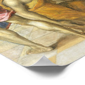 Jesus Christus heilt die Blinde religiöse Kunst Poster (Ecke)