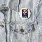 Jesus Christus-Hoffnung Button (Beispiel)