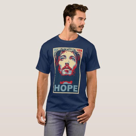 Jesus Christus-Hoffnung T-Shirt (Vorne ganz)