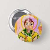 Jesus Christus Hohepriester Abzeichen Button (Vorne & Hinten)