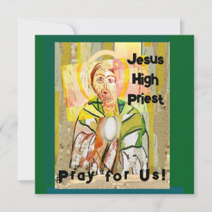 Jesus Christus Hohepriester Wohnung Dankeschön Kar Dankeskarte